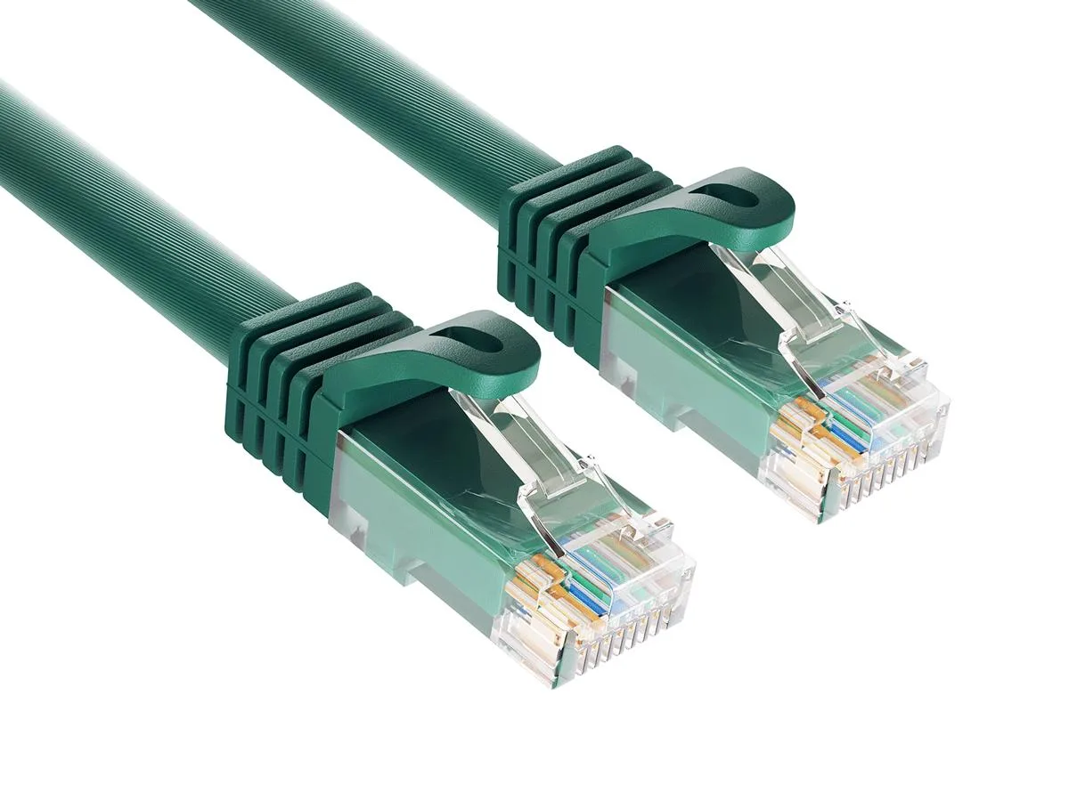 Cable Leader Cable Leader Cat6a Ethernet Cable 3ft 10 Gigabit 500MHz 24AWG Green — product photo
