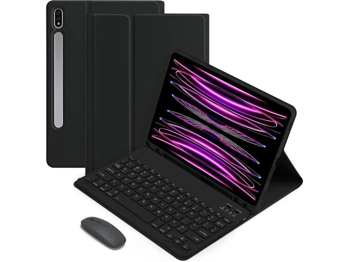 BONAEVER BONAEVER SM-X820/ keyboard case with wireless mouse combo for Samsung Galaxy Tab 12.4 inch — product photo