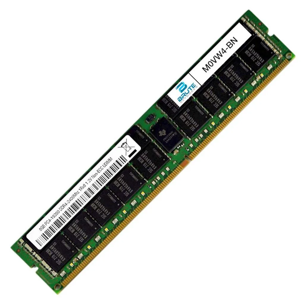Brute Networks Brute Networks 8GB DDR4 2400 CL15 1Rx8 ECC UDIMM 1.2V — product photo