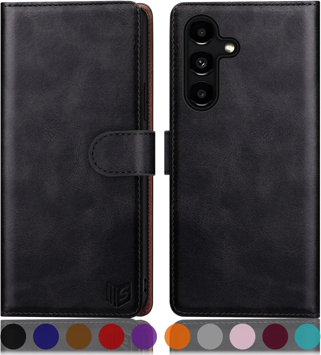 TAURKENAM TAURKENAM Samsung Galaxy S24 5G Wallet Case RFID Black — product photo