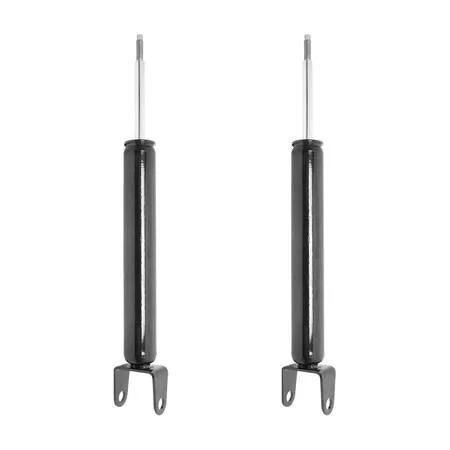 Pair of rear shock absorbers in matte black finish