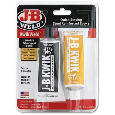 Gray epoxy adhesive tube applicator labeled 8271