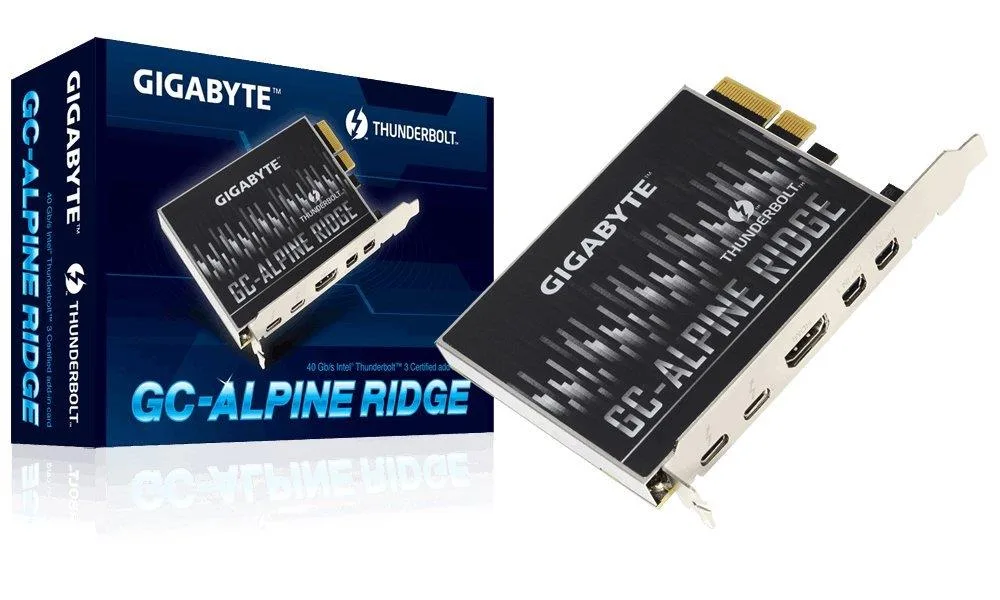 Gigabyte Communication Gigabyte Communication GC-Alpine Ridge Thunderbolt 3 network card — product photo