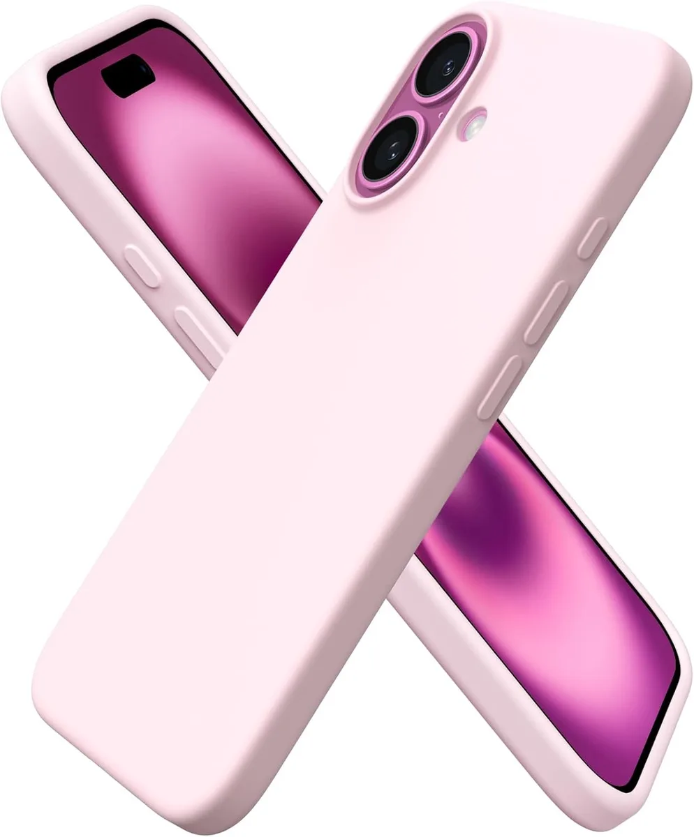 Transcend Transcend iPhone 16 Case 6.1 Liquid Silicone Chalk Pink — product photo