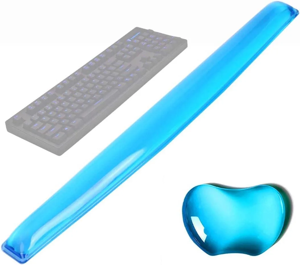 Kenuco Kenuco Gel Keyboard Wrist Rest Set Plus Blue — product photo