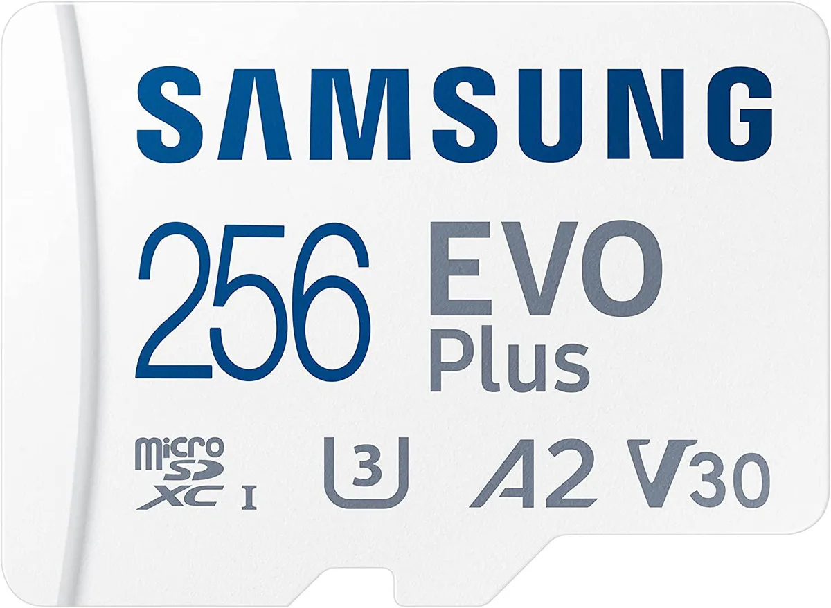 SAMSUNG SAMSUNG EVO Plus 256GB microSDXC 130MB/s with SD Adapter — product photo