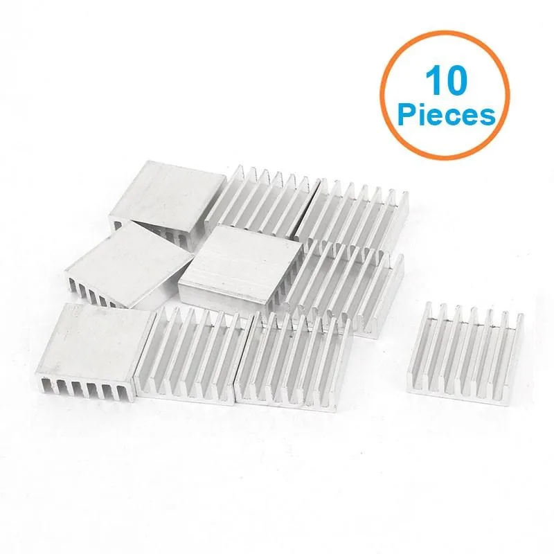 EN-Labs EN-Labs Aluminium Heatsink 20x20x6mm 10pcs Silver — product photo
