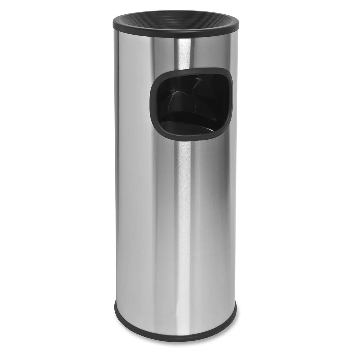 Genuine Joe Genuine Joe 58883 Fire-Safe Ashtray Receptacle 3 Gal Stainless Steel cleaning — product photo