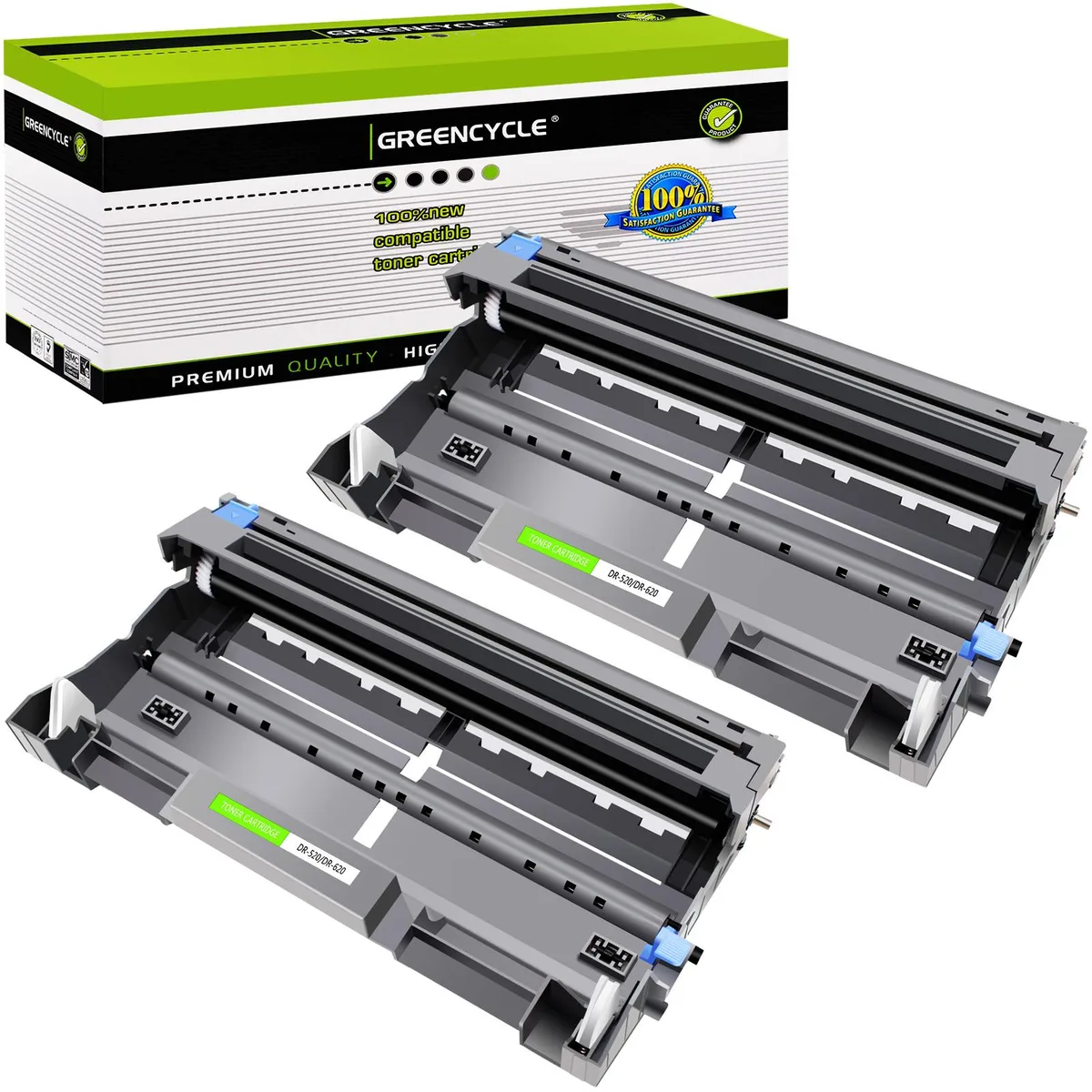 GREENCYCLE GREENCYCLE DR620 drum unit 2 pack black 25000 pages — product photo