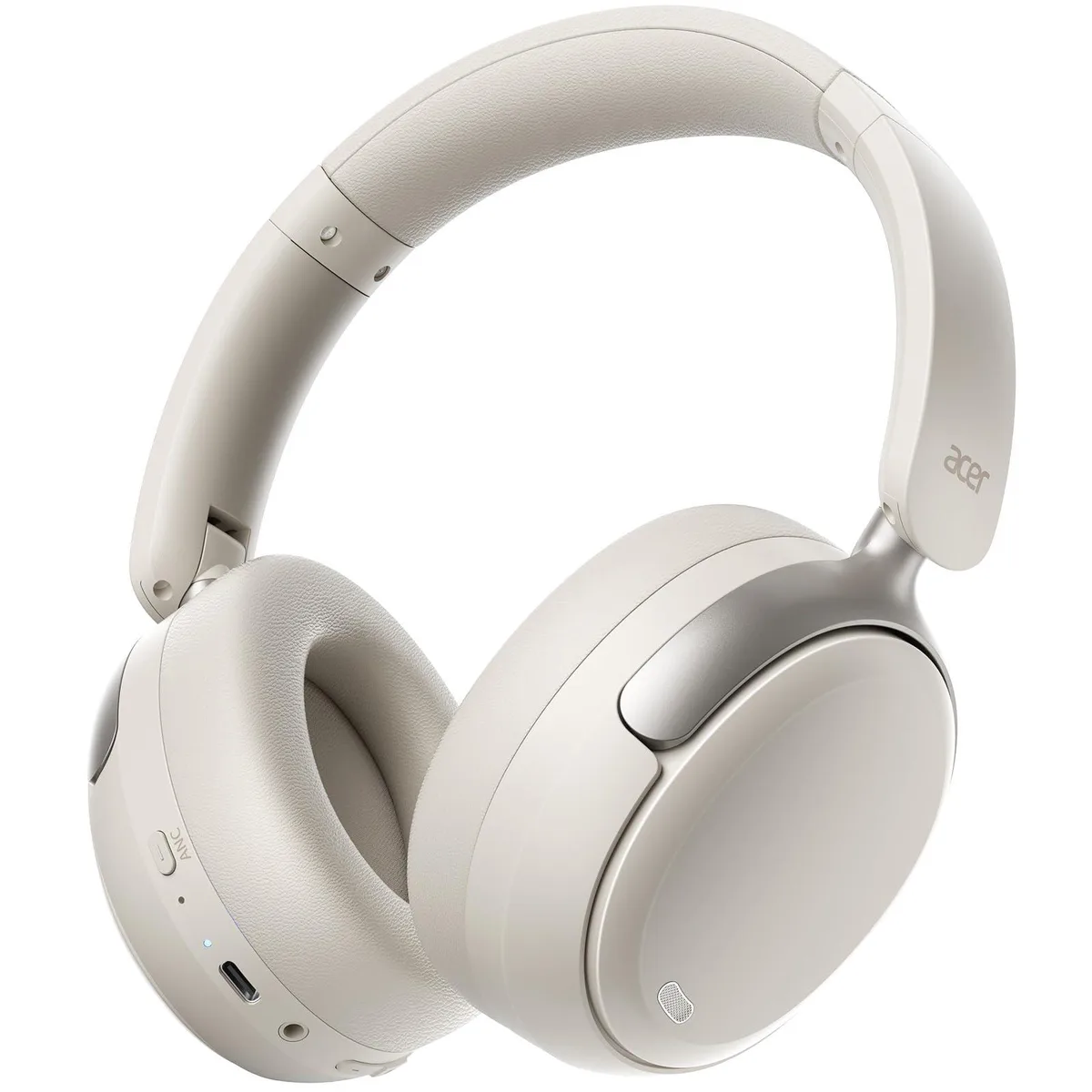  Acer OHR516 Over-Ear Headphones White 60h Battery 40mm Drivers 3.5mm — product photo