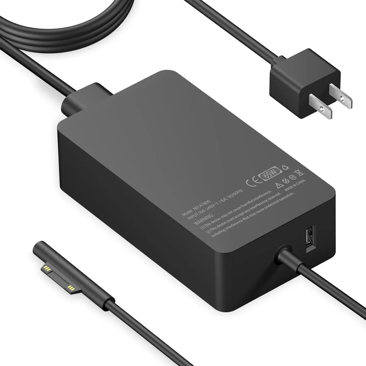 Kenuco Kenuco 65W AC Adapter for Surface Pro Go Book Laptop — product photo