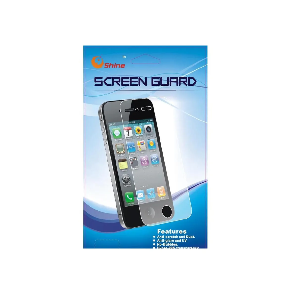 Shine Company Inc. Shine Company Inc. Screen Protector Guard Film White 3 Layer — product photo