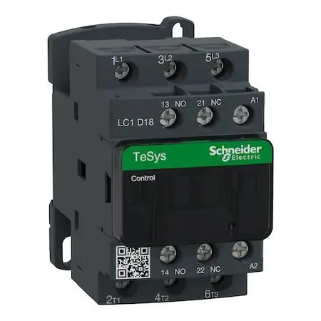 Schneider Electric Schneider Electric LC1D18G7 Magnetic Contactor 18A 120V AC 3P — product photo