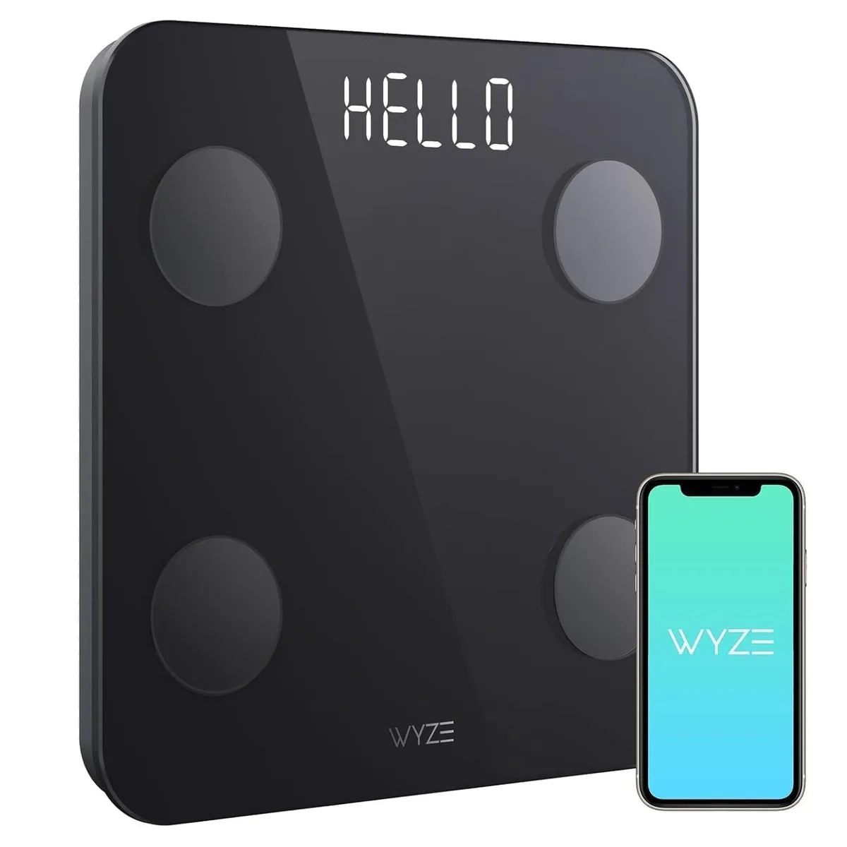 Wyze Scale S WSCALS Smart Body Scale Black — product photo