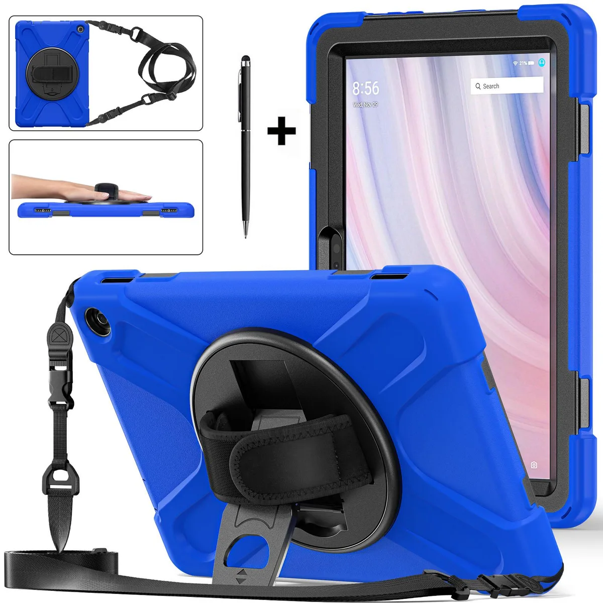 BONAEVER BONAEVER Shockproof Case for Fire HD 10 13th Gen 2023 10.1 inch Blue — product photo