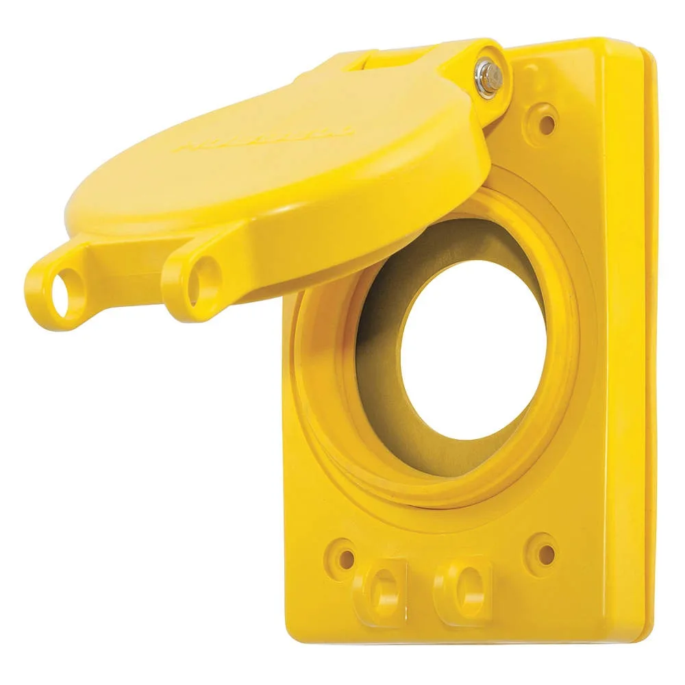 Hubbell Incorporated Hubbell Incorporated HBL6700 Weatherproof Cover, Outlet Box Type, 1 Gang — product photo
