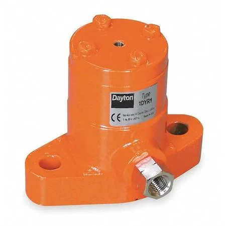 Cast iron piston vibrator, bolt-on mount, 4.52 in long, 3.62 in high, 2.75 in wide
