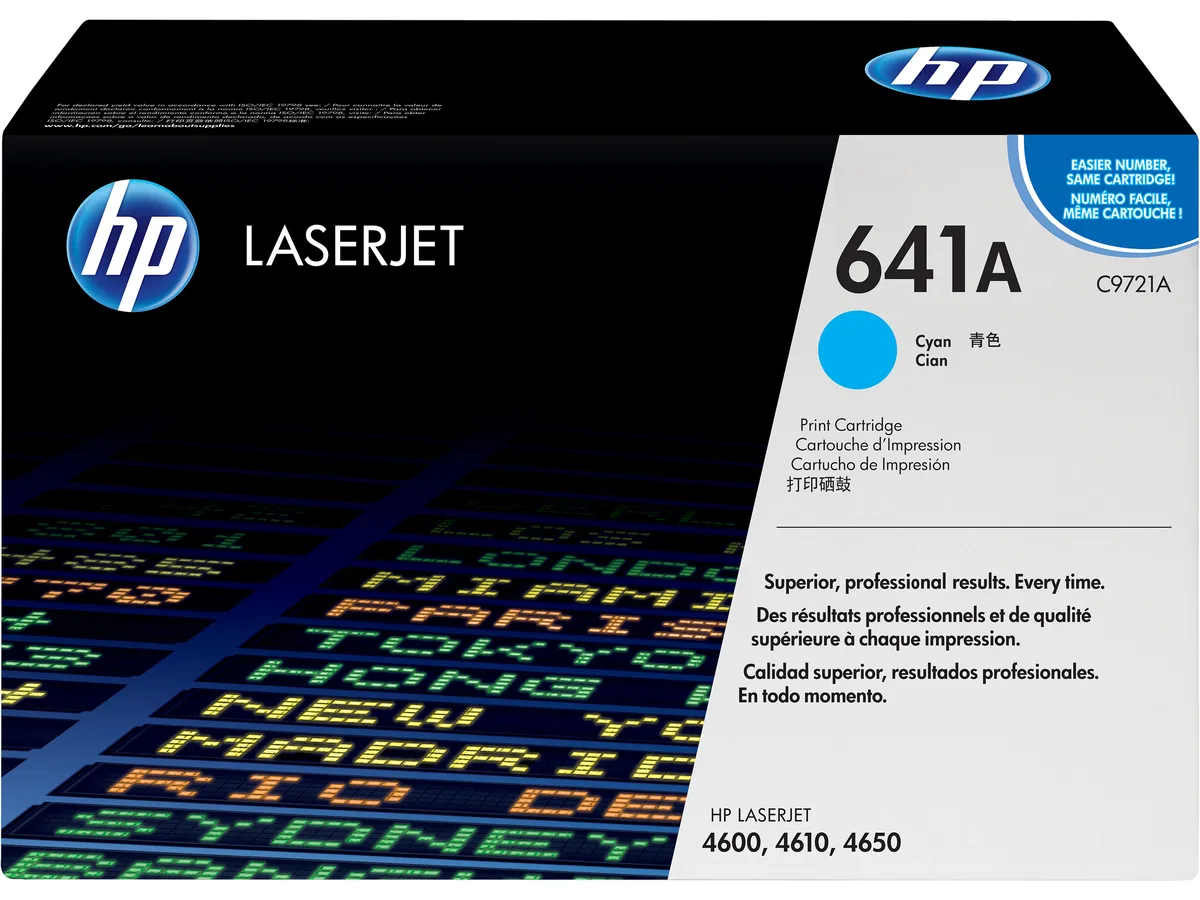 HP HP C9721A 641A Cyan Toner Cartridge (Genuine Brands) — صورة المنتج