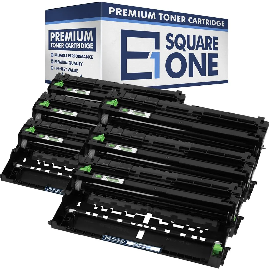 eSquareOne eSquareOne S1-BR-DR820-06 Drum Unit 6-Pack Black — product photo
