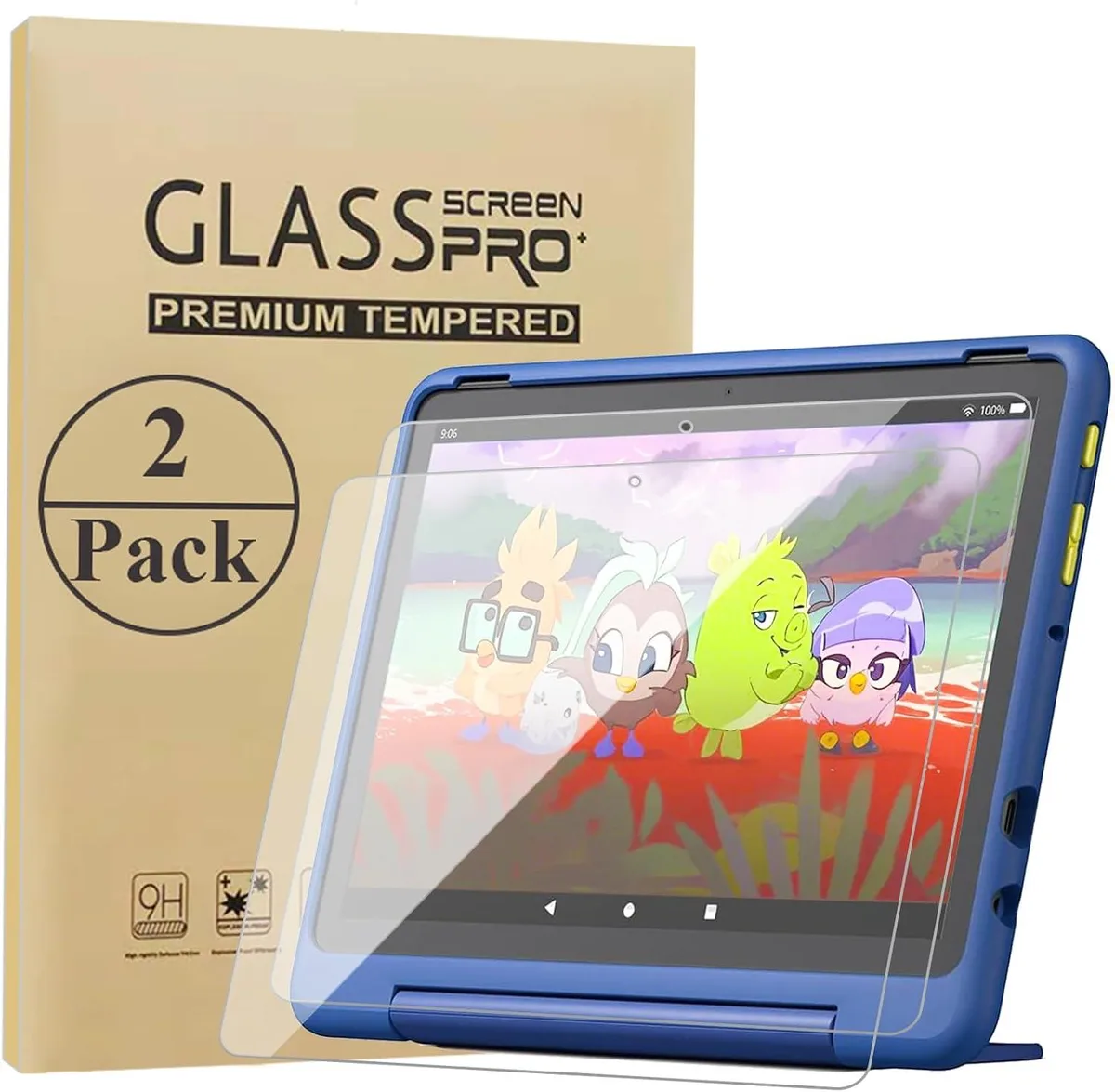 Leelbox Leelbox Screen Protector 2 Pack 10 Kids 2023 10.1 Tempered Glass — product photo