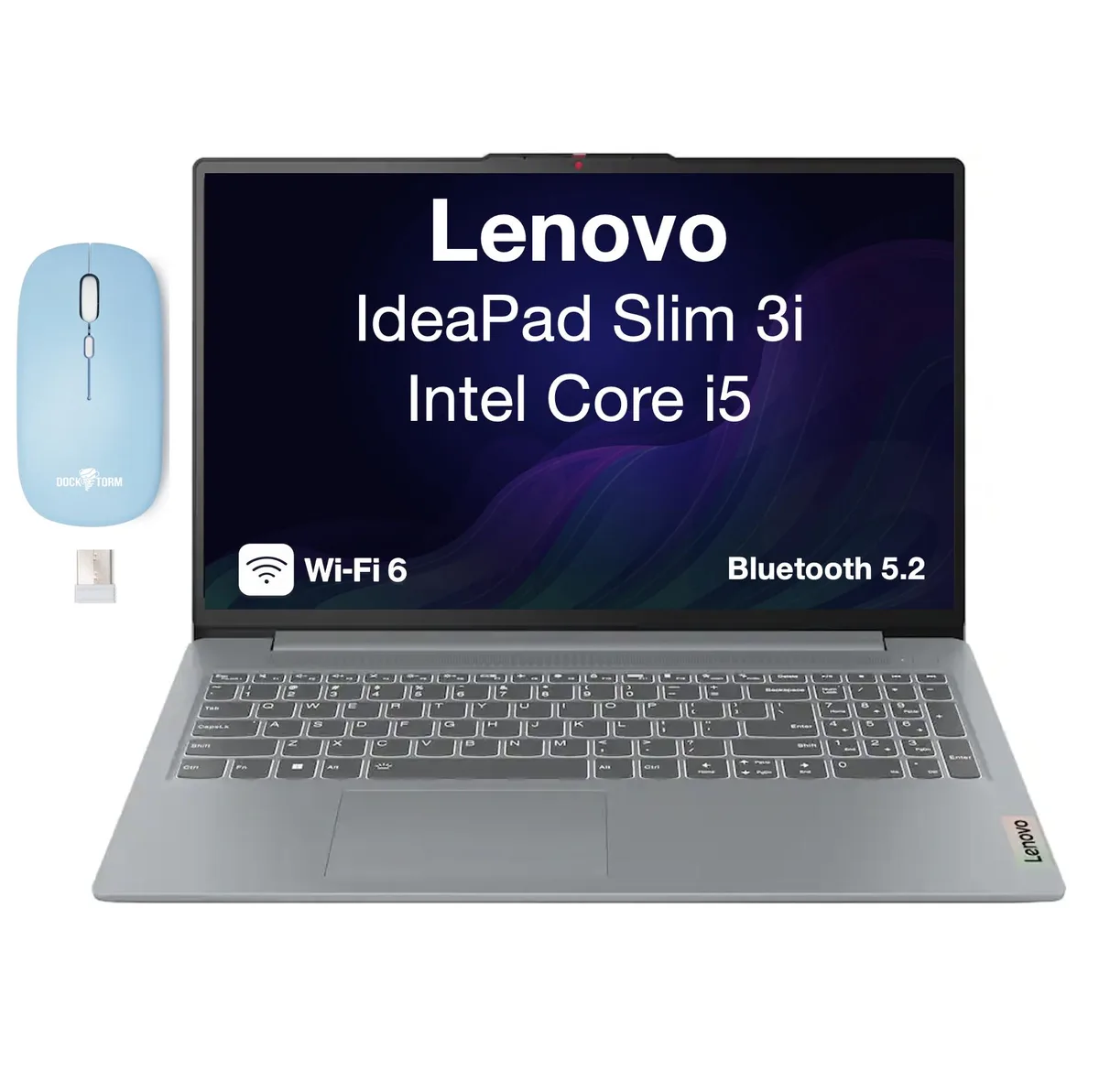 Lenovo Lenovo IdeaPad Slim 3i laptop 15.6" i5-1335U 16GB LPDDR5 1TB NVMe Arctic Grey — product photo