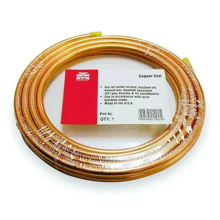 Mueller Industries, Inc. Mueller Industries, Inc. 656R 1/2 in OD x 50 ft Coil Copper Tubing Type ACR trap — product photo