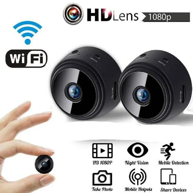 NShi NShi 1080P WiFi Mini Security Camera 2-Pack — product photo