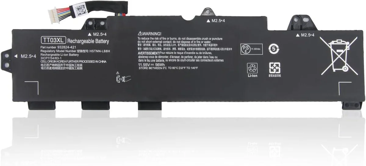 TAURKENAM TAURKENAM TT03XL 11.55V 56Wh laptop battery for HP EliteBook 755 G5 850 G5 850 G6 ZBook 15U G5 15U G6 — product photo