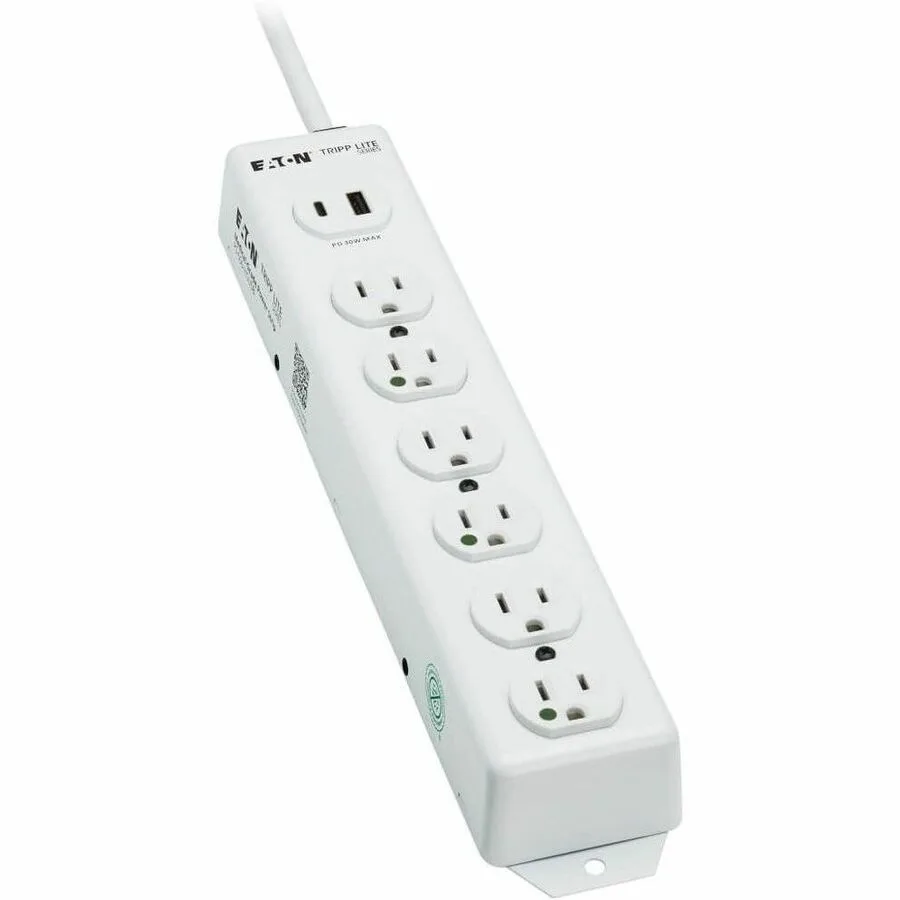 Tripp Lite Tripp Lite Safe-IT PS-615-HGUSB 6-Outlet Medical-Grade Surge Protector 15 ft Cord — product photo