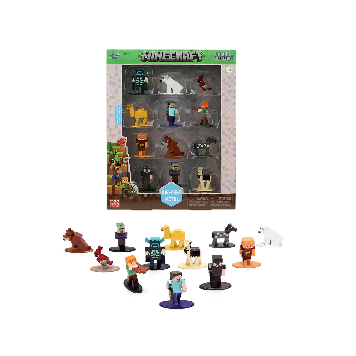 Jada Jada Minecraft Nano Metalfigs Wave 2 Set of 12 Figures — product photo