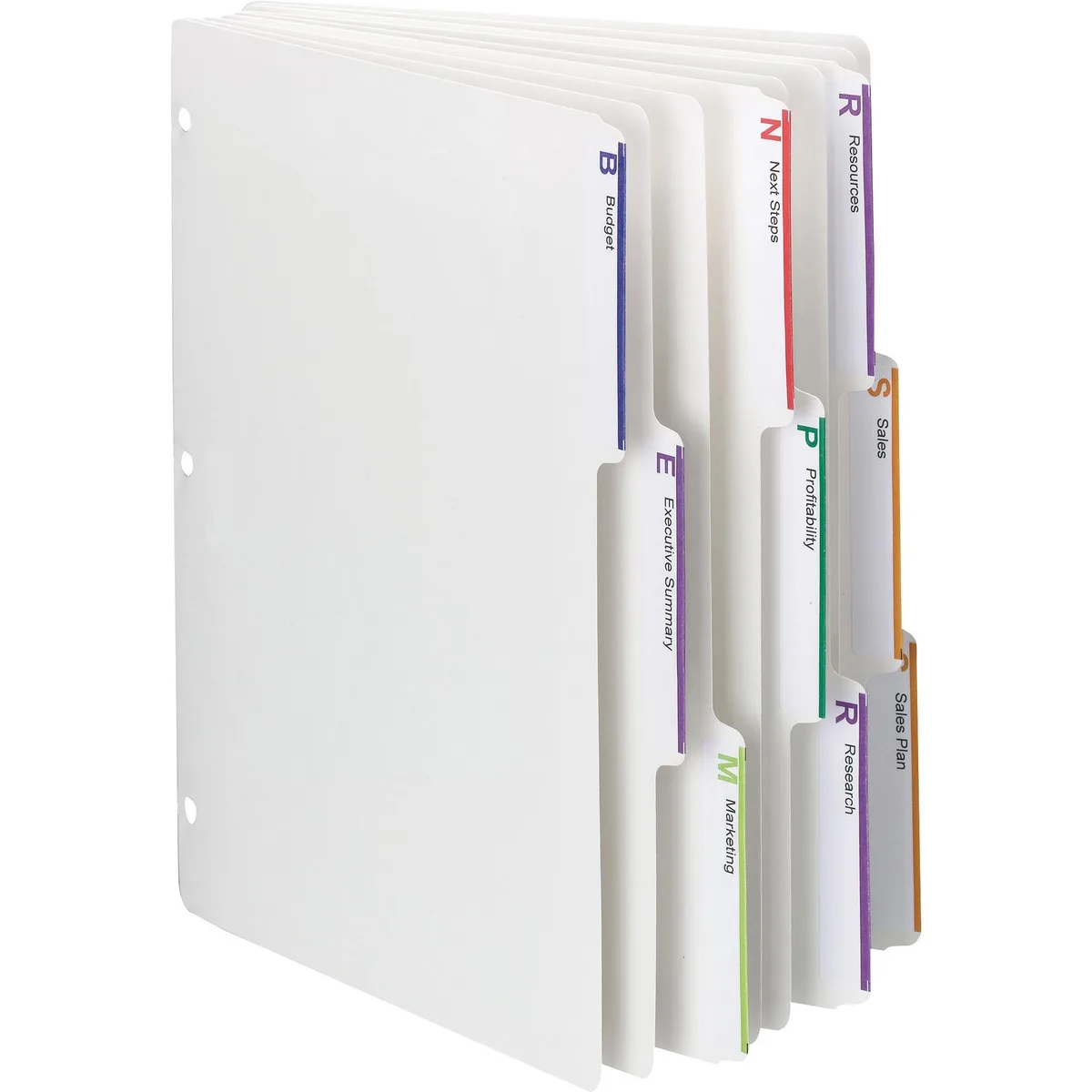 Smead Smead SMD89413 Index Dividers 1/3-cut Tab 8-1/2"x11" 25 Sets/BX accessory — product photo