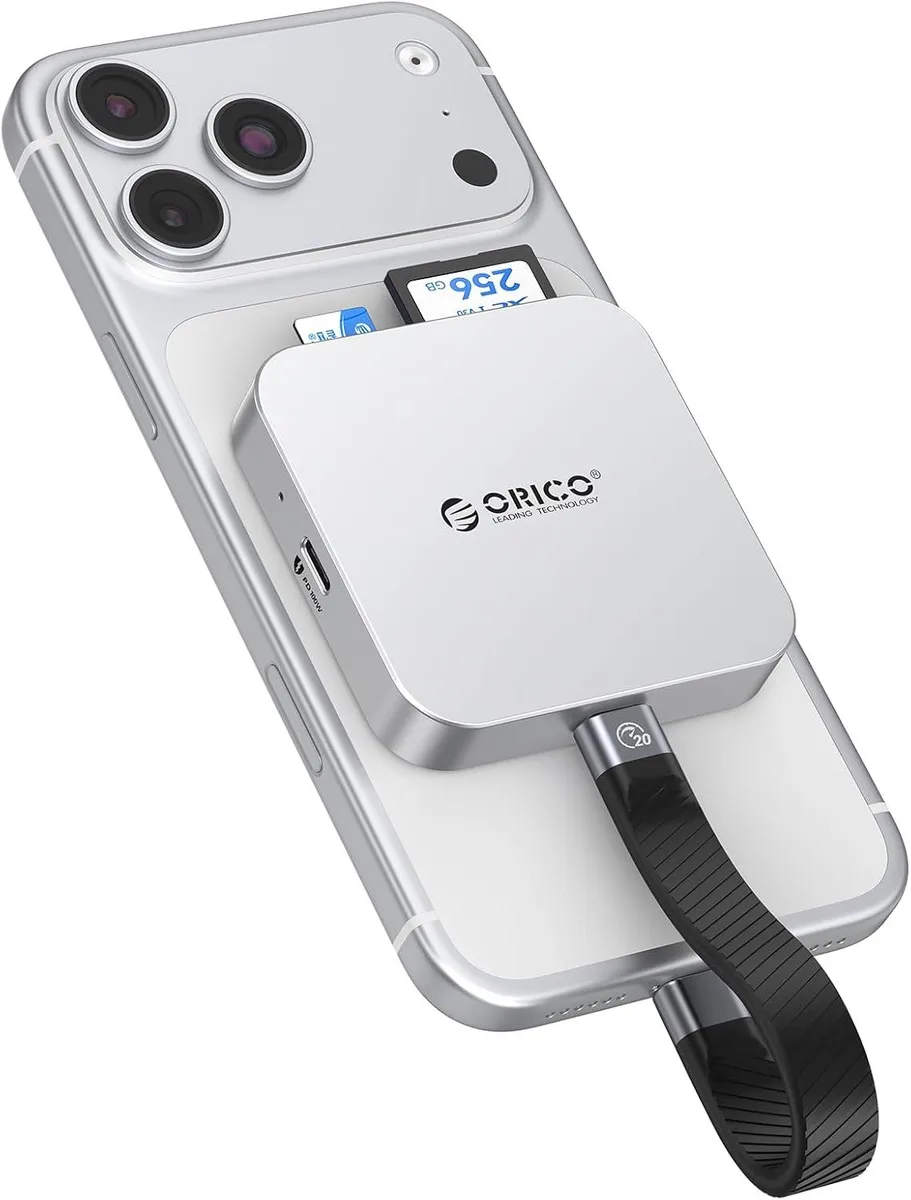 Orico Orico Ultra-Thin Magnetic SD Card Reader USB-C 100W PD 104MB/s — product photo