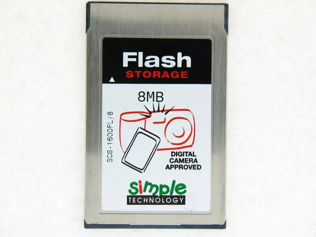SimpleTech SCS-1600FL/8 8MB flash memory card