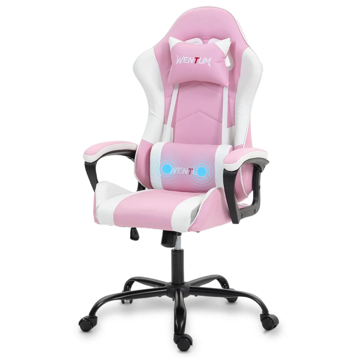 Fantasylab Fantasylab Ergonomic Gaming Chair Pink 330 lbs — product photo