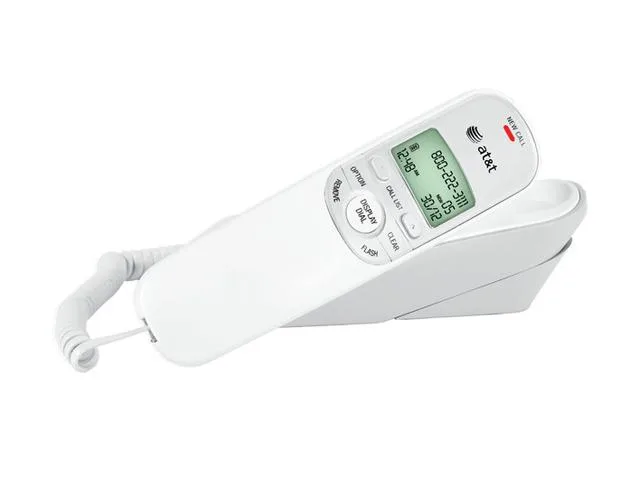 AT&amp;T AT&amp;T TR1909W Corded Phone White 13/50 Memory — product photo
