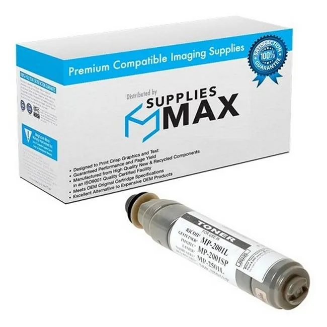 SuppliesMax SuppliesMax Lanier 841768 Black Toner Cartridge 9000 Pages — product photo