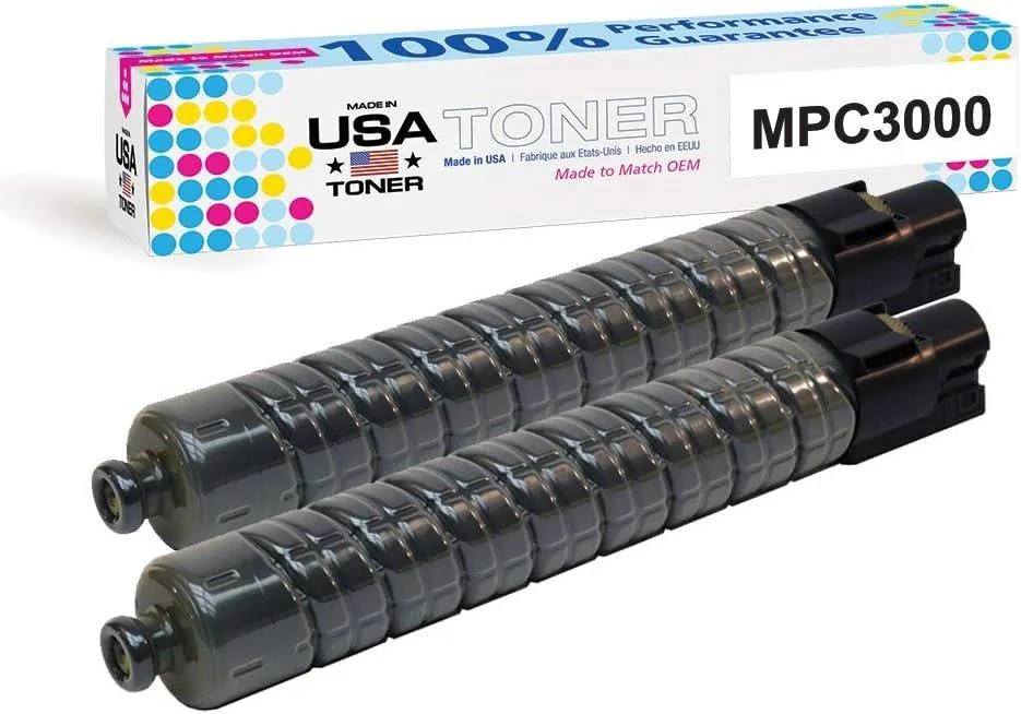 MADE IN USA TONER MADE IN USA TONER Yellow Toner Cartridge for Ricoh MP C2000 C2500 C3000 — product photo