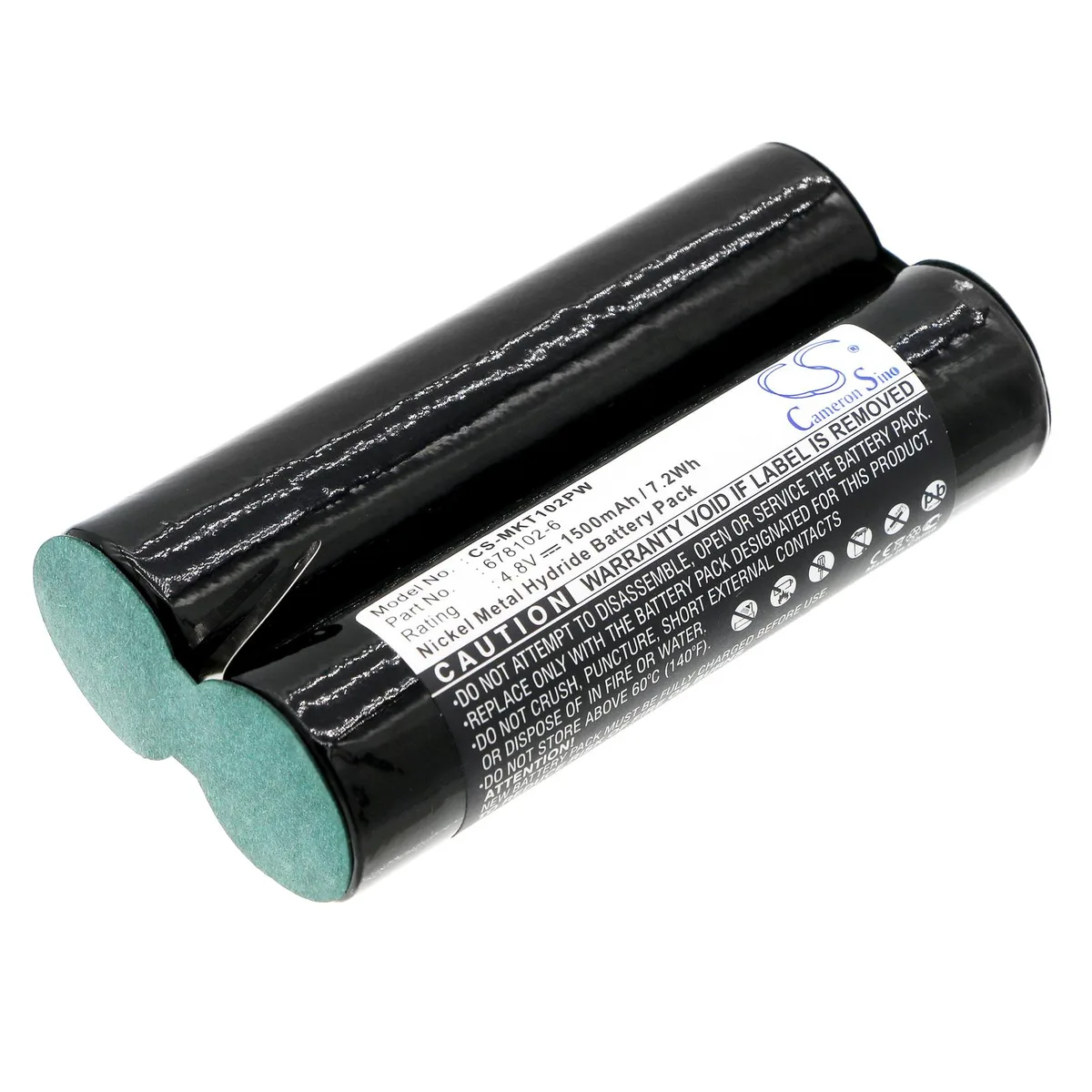 Cameron &amp; Co Cameron &amp; Co DS-CS-MKT102PW battery 4.8V 1.5Ah Ni-MH black — product photo