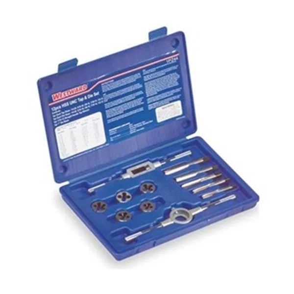 Westward Westward 1PZ44 Tap and Die Set 12 Pieces — product photo