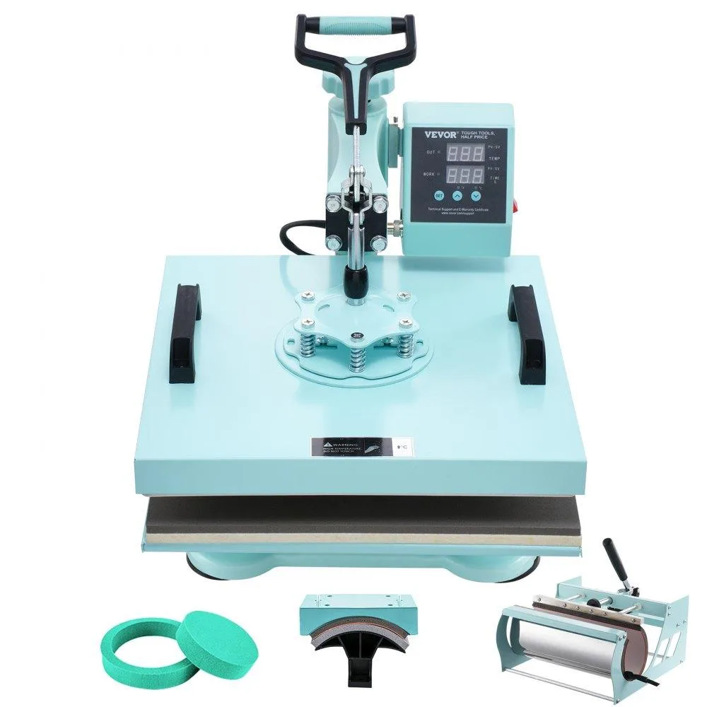 VEVOR VEVOR SJY-H15151M 15x15 in 5-in-1 Heat Press Green — product photo