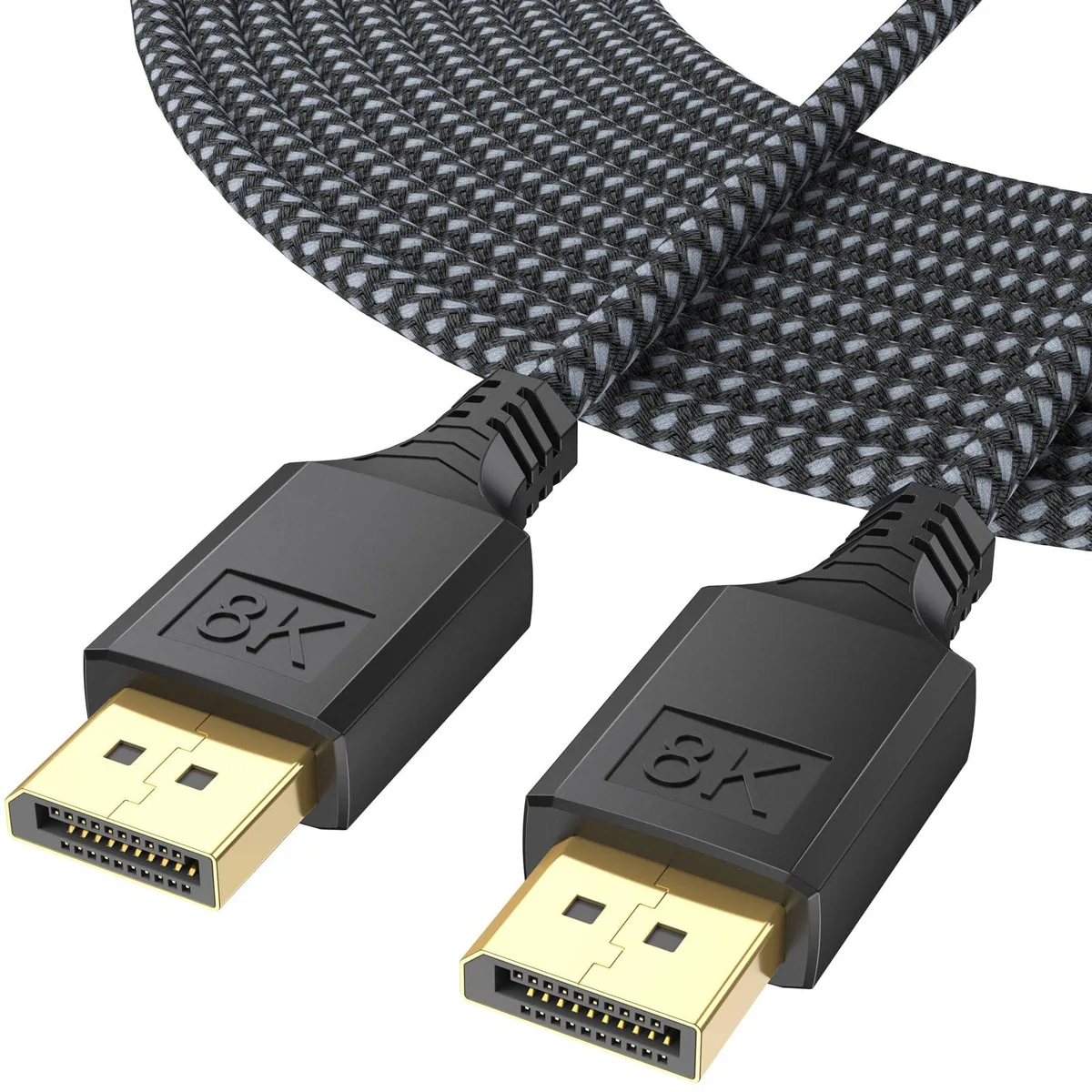 DteeDck DisplayPort 1.4 cable 15ft male to male — product photo