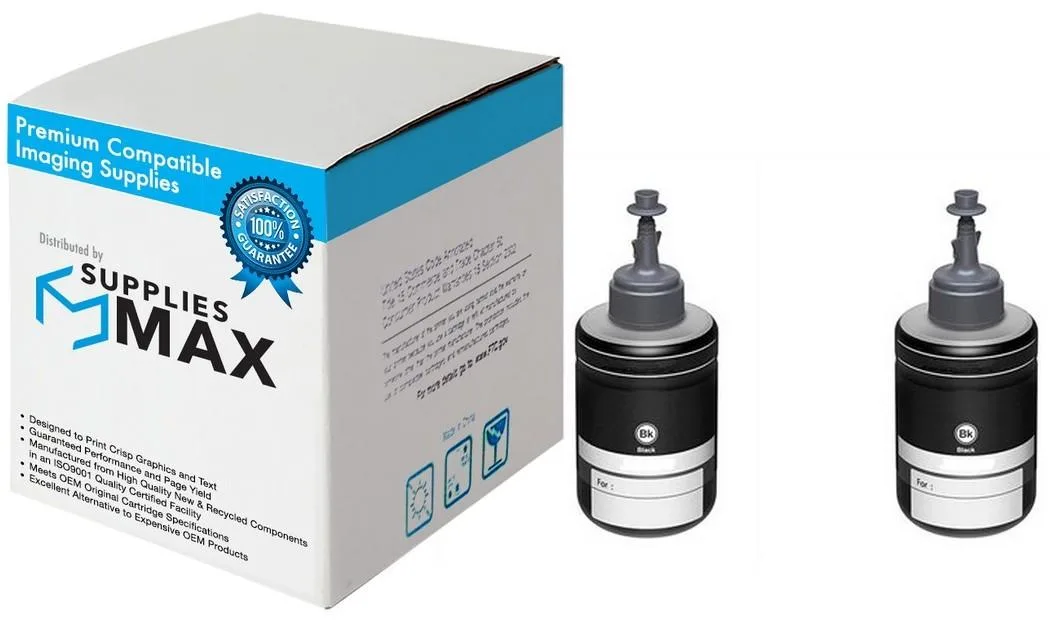 SuppliesMax SuppliesMax Epson T774120D-D2 Black Ink Bottle 6000 Pages — product photo