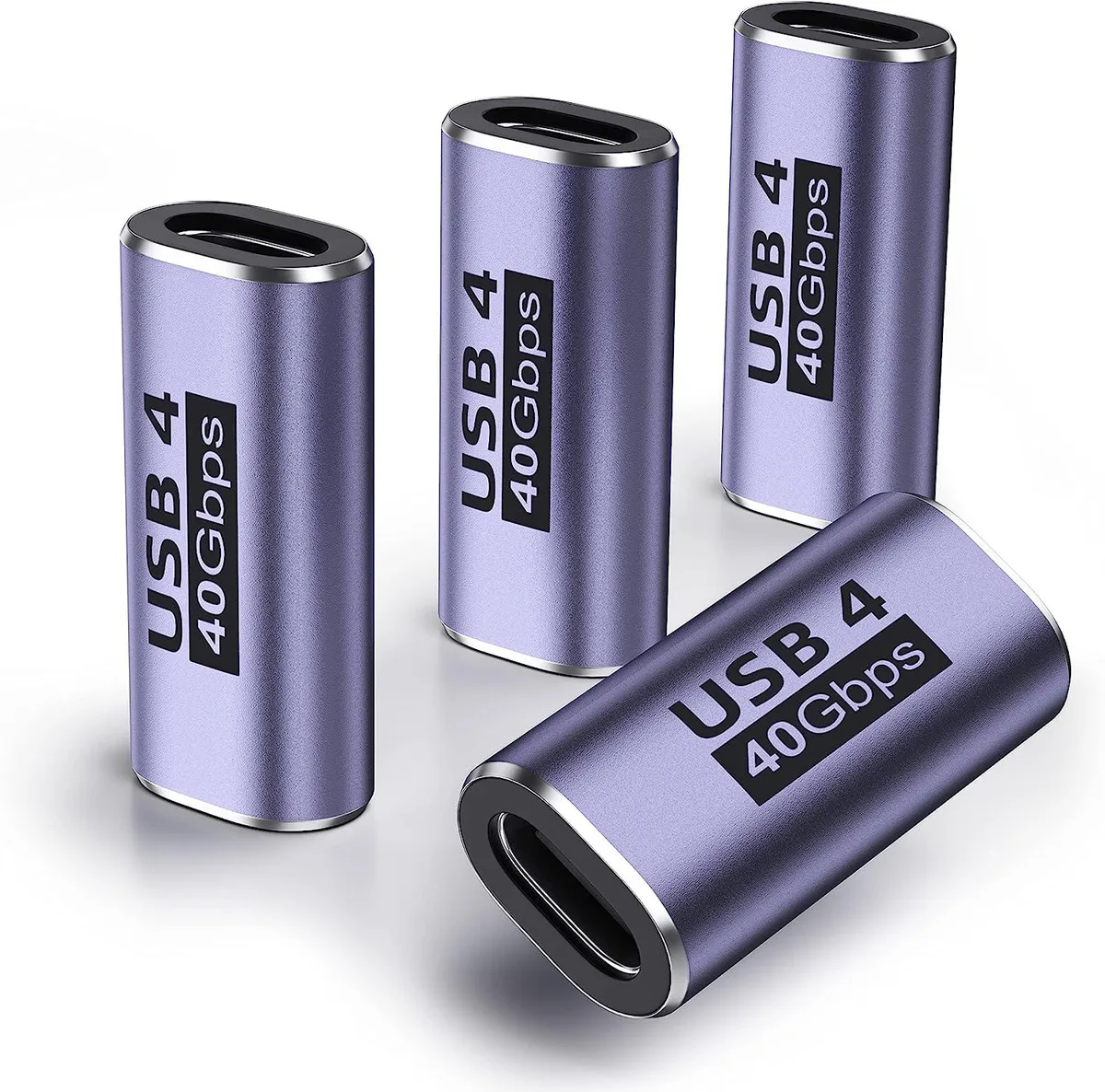 Corn Electronics Corn Electronics USB C Female to Female Adapter 4 Pack 40Gbps 100W 8K 60Hz — product photo