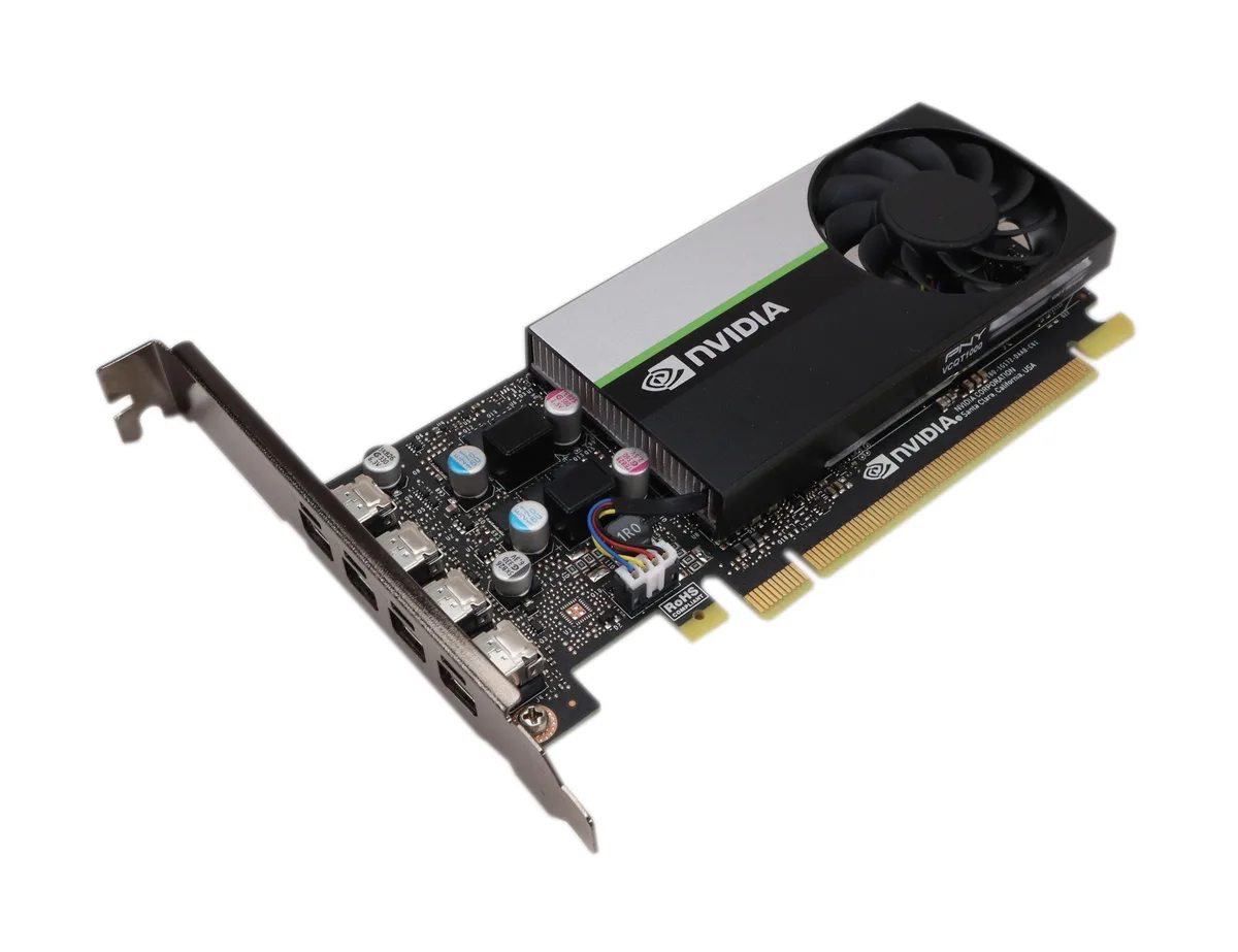 PNY Technologies, Inc. PNY Technologies, Inc. 5.17 Quadro T1000 4GB GDDR6 workstation graphics card — product photo