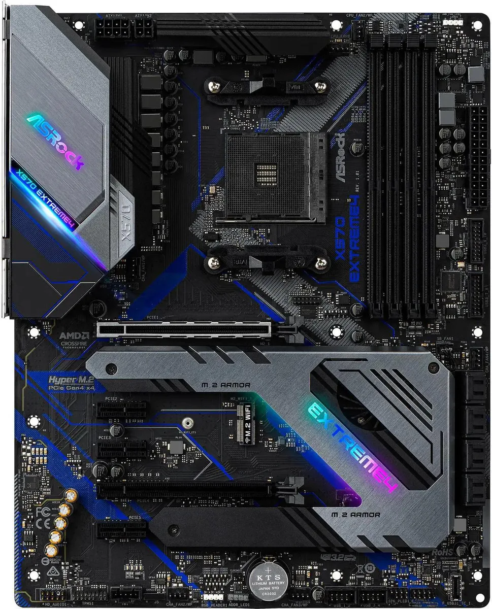 ASRock ASRock X570 EXTREME4 AM4 ATX AMD motherboard — product photo