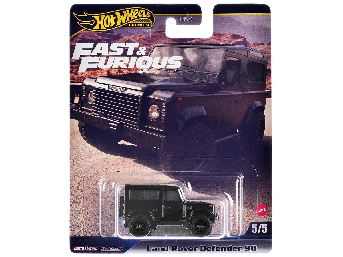Hot Wheels Hot Wheels Land Rover Defender 90 Black F9 2021 Fast &amp; Furious Diecast Car 2.5 inch hobby collectible — product photo
