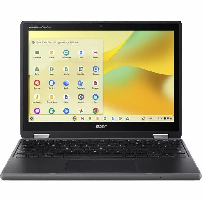 Acer America Acer America NX.JHYAA.003 Chromebook Spin 512 R857T 12.2" WUXGA 60Hz Intel N150 8GB 64GB Black — fotografie produktu