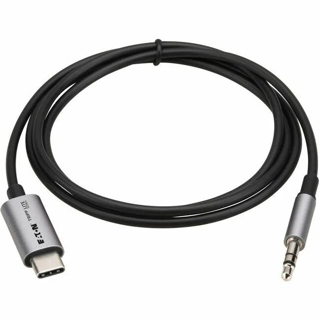 Tripp Lite Tripp Lite U437-MM1-03 USB-C to 3.5 mm headphone adapter cable 3 ft — product photo