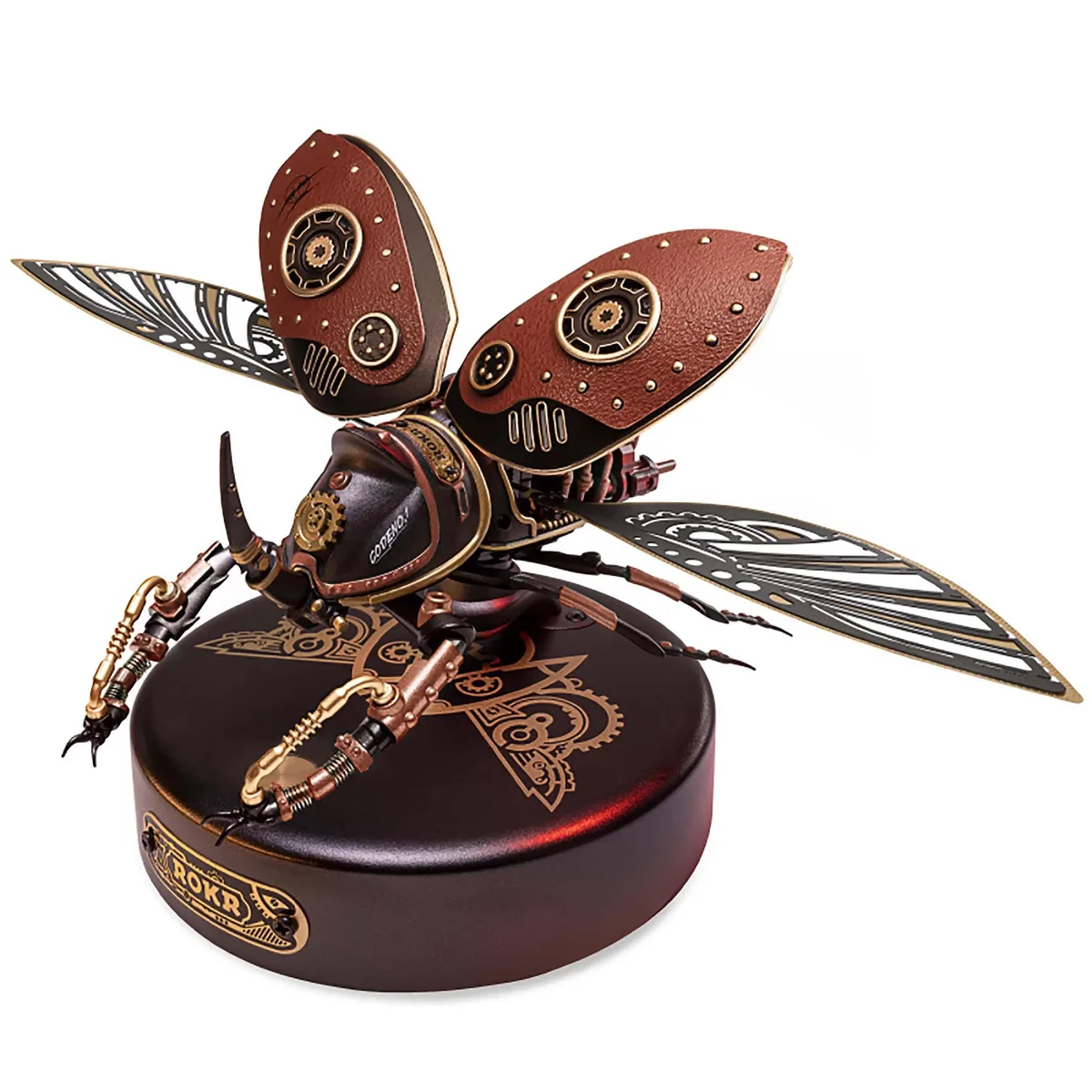 ROKR ROKR Rhinoceros Beetle 3D Puzzle DIY Model Kit — product photo