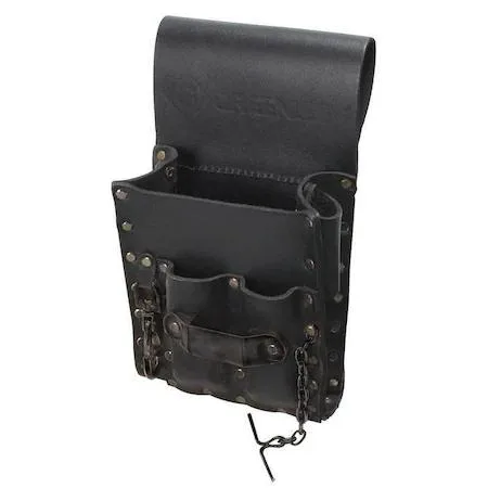 Greenlee Greenlee Tool Pouch, Leather, 5 Pocket — product photo